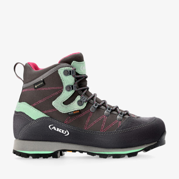 Ghete trekking femei AKU Trekker Lite III GTX - grey/aquamarine