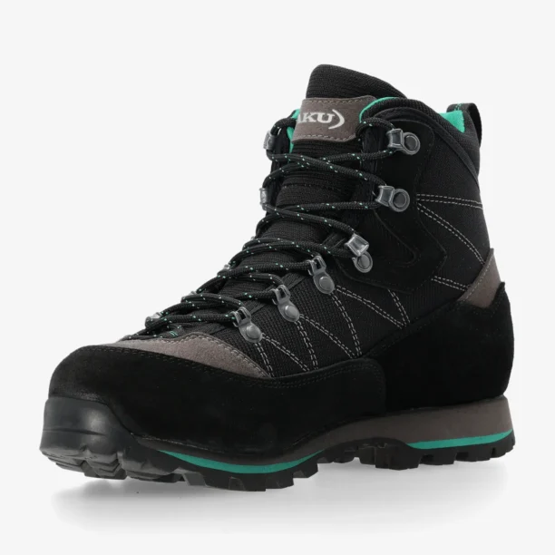 Preţ Ghete trekking femei AKU Trekker Lite III Wide GTX - black/mint