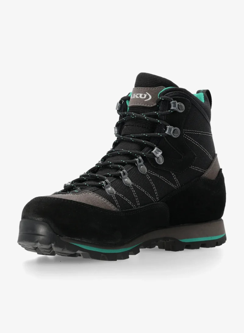 Preţ Ghete trekking femei AKU Trekker Lite III Wide GTX - black/mint