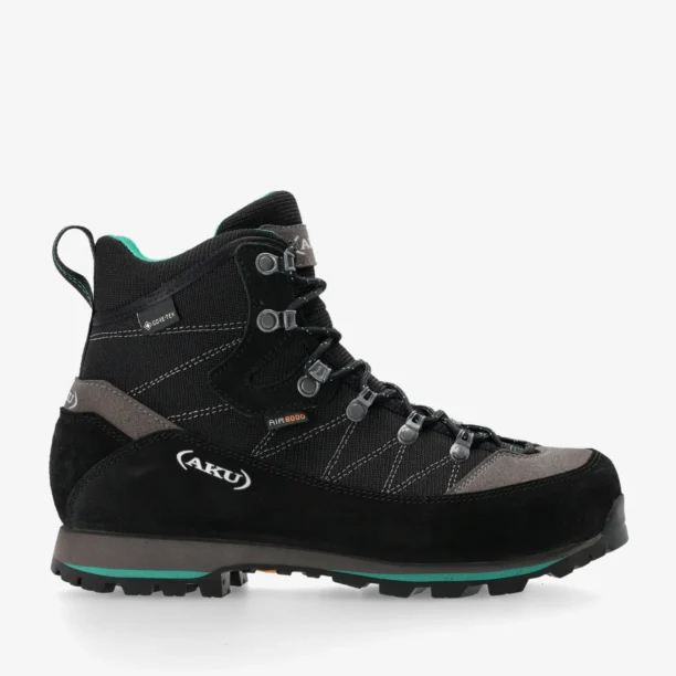 Ghete trekking femei AKU Trekker Lite III Wide GTX - black/mint