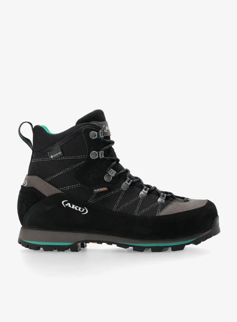 Ghete trekking femei AKU Trekker Lite III Wide GTX - black/mint