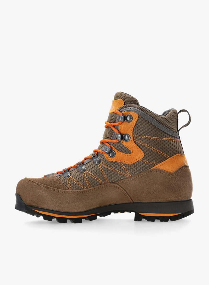 Original Ghete trekking femei AKU Trekker Lite III Wide GTX - brown/rust