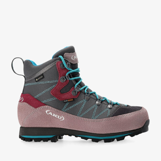 Ghete trekking femei AKU Trekker Lite III Wide GTX - grey/dust pink