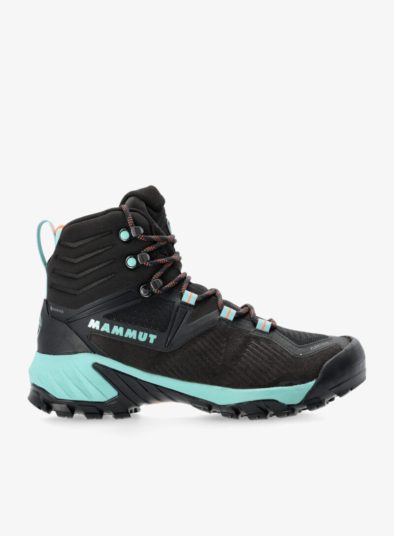 Ghete trekking femei Mammut Sapuen High GTX - black/dark frosty