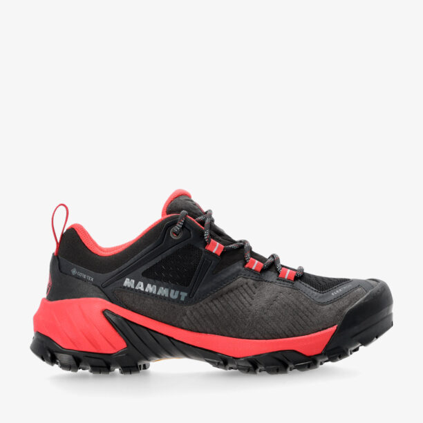 Ghete trekking femei Mammut Sapuen Low GTX - black/sunset