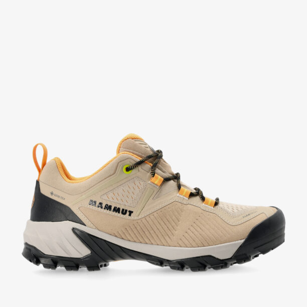 Ghete trekking femei Mammut Sapuen Low GTX - savannah/light tangerine