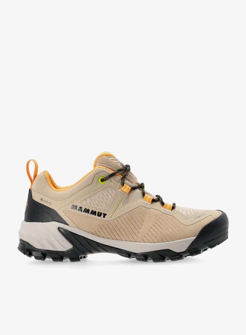 Ghete trekking femei Mammut Sapuen Low GTX - savannah/light tangerine