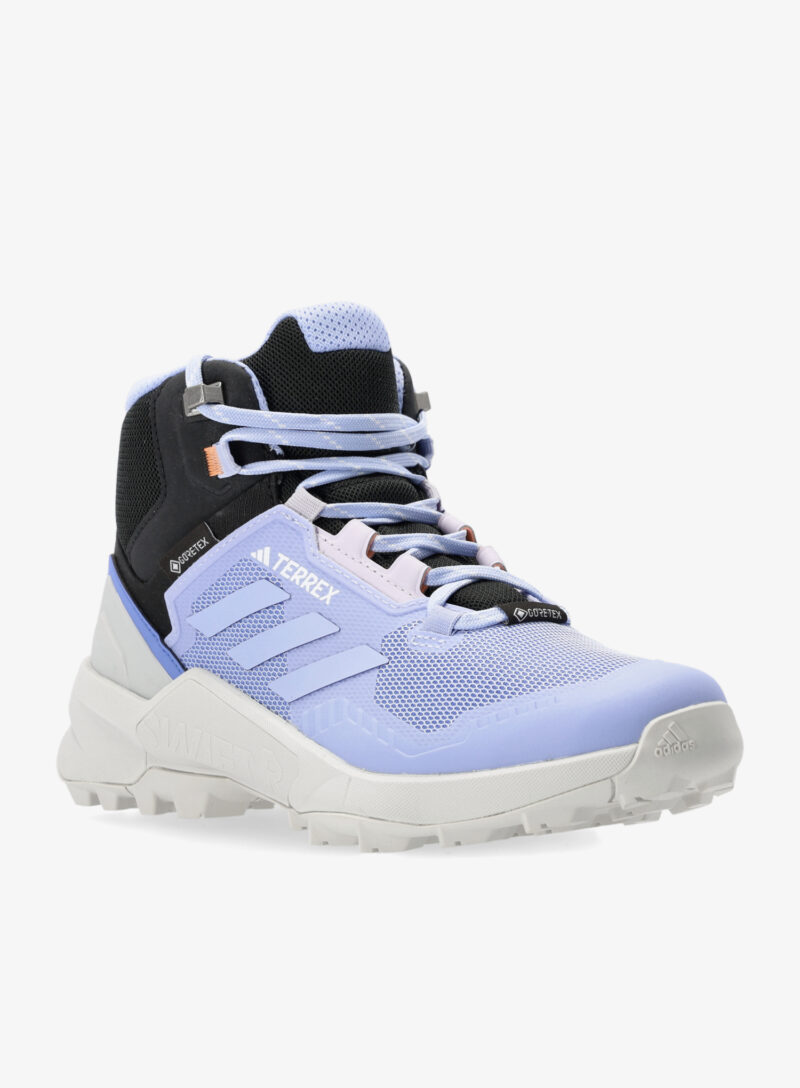 Cumpăra Ghete trekking femei adidas TERREX Swift R3 Mid GTX - blue dawn/blue dawn/coral