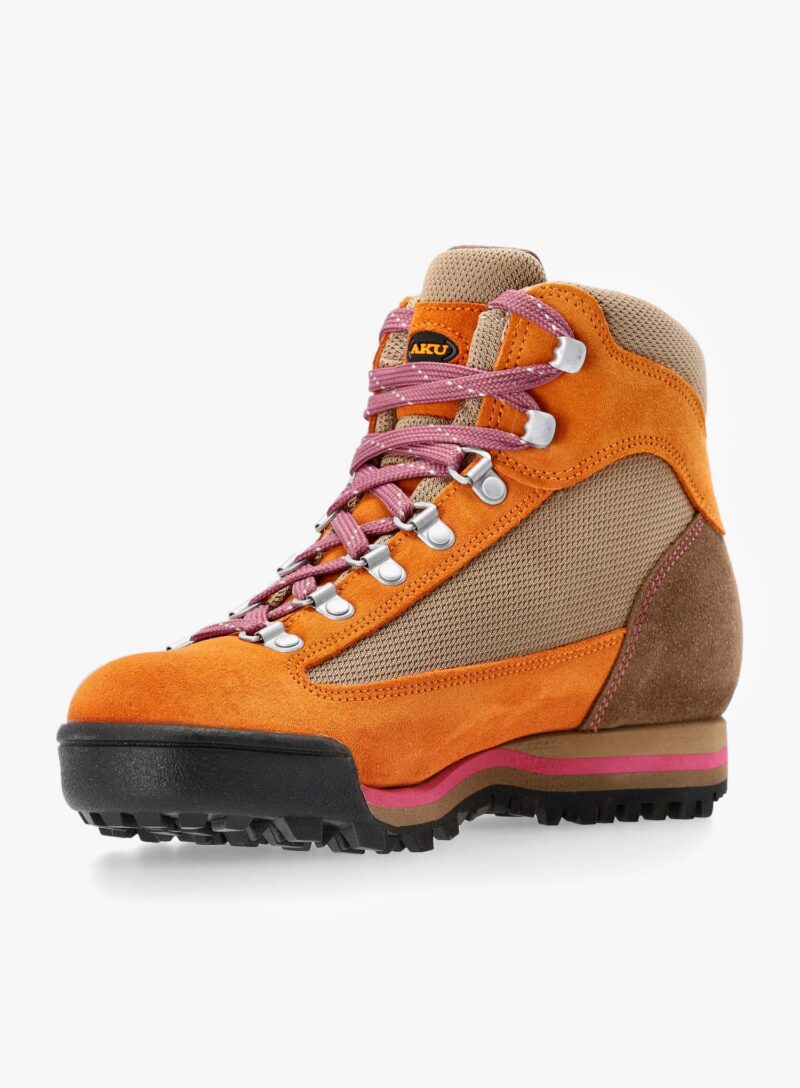 Original Ghete trekking montan femei AKU Ultra Light GTX - beige/orange