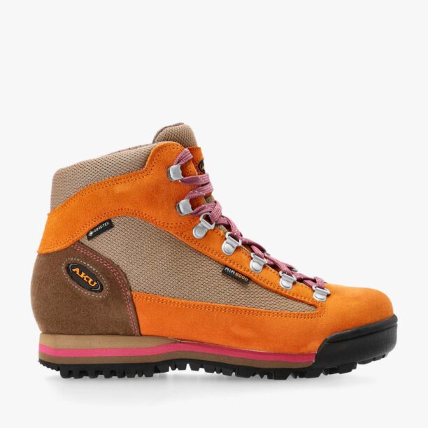 Ghete trekking montan femei AKU Ultra Light GTX - beige/orange