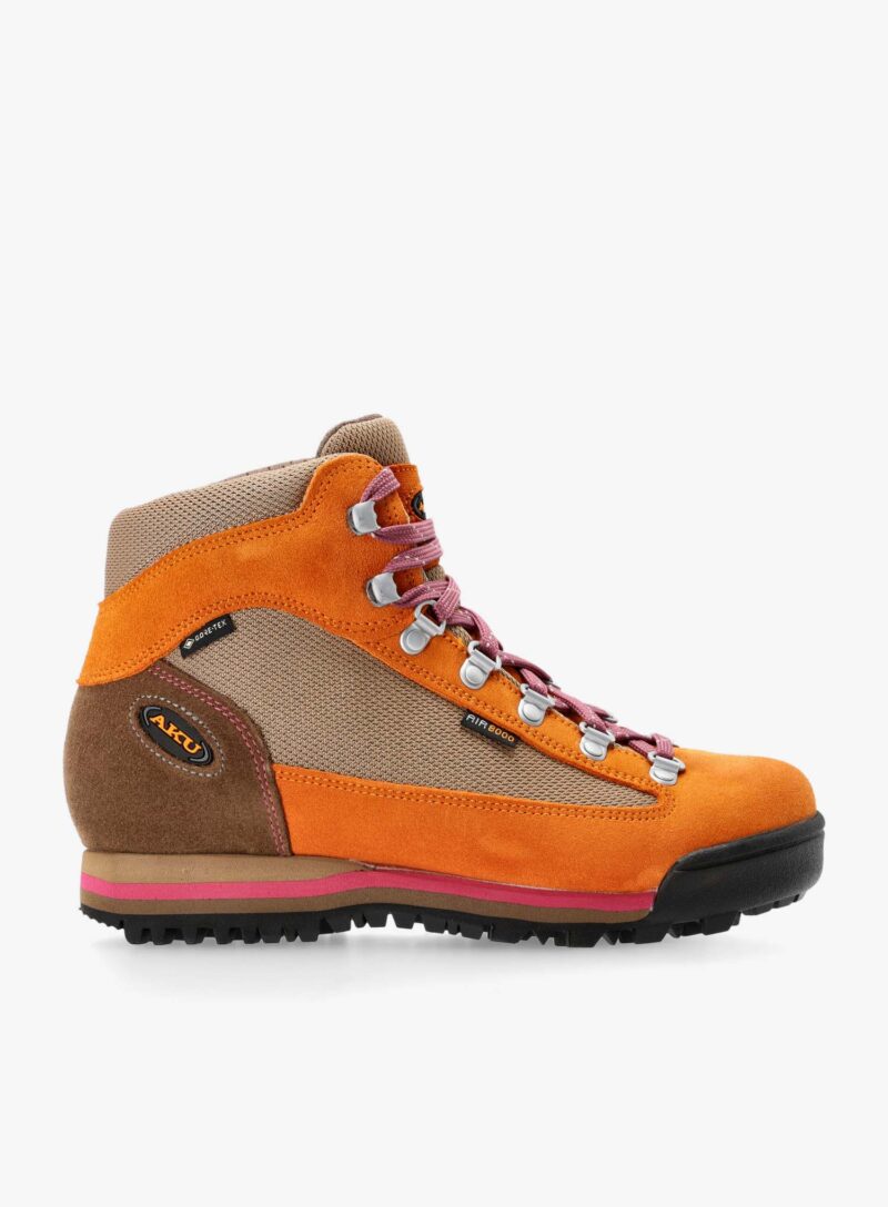 Ghete trekking montan femei AKU Ultra Light GTX - beige/orange