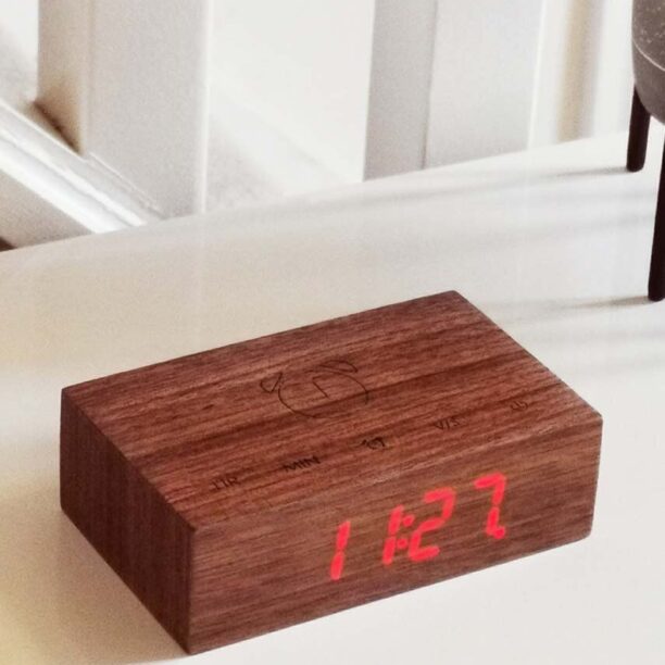 Gingko Design ceas de masă Flip Click Clock