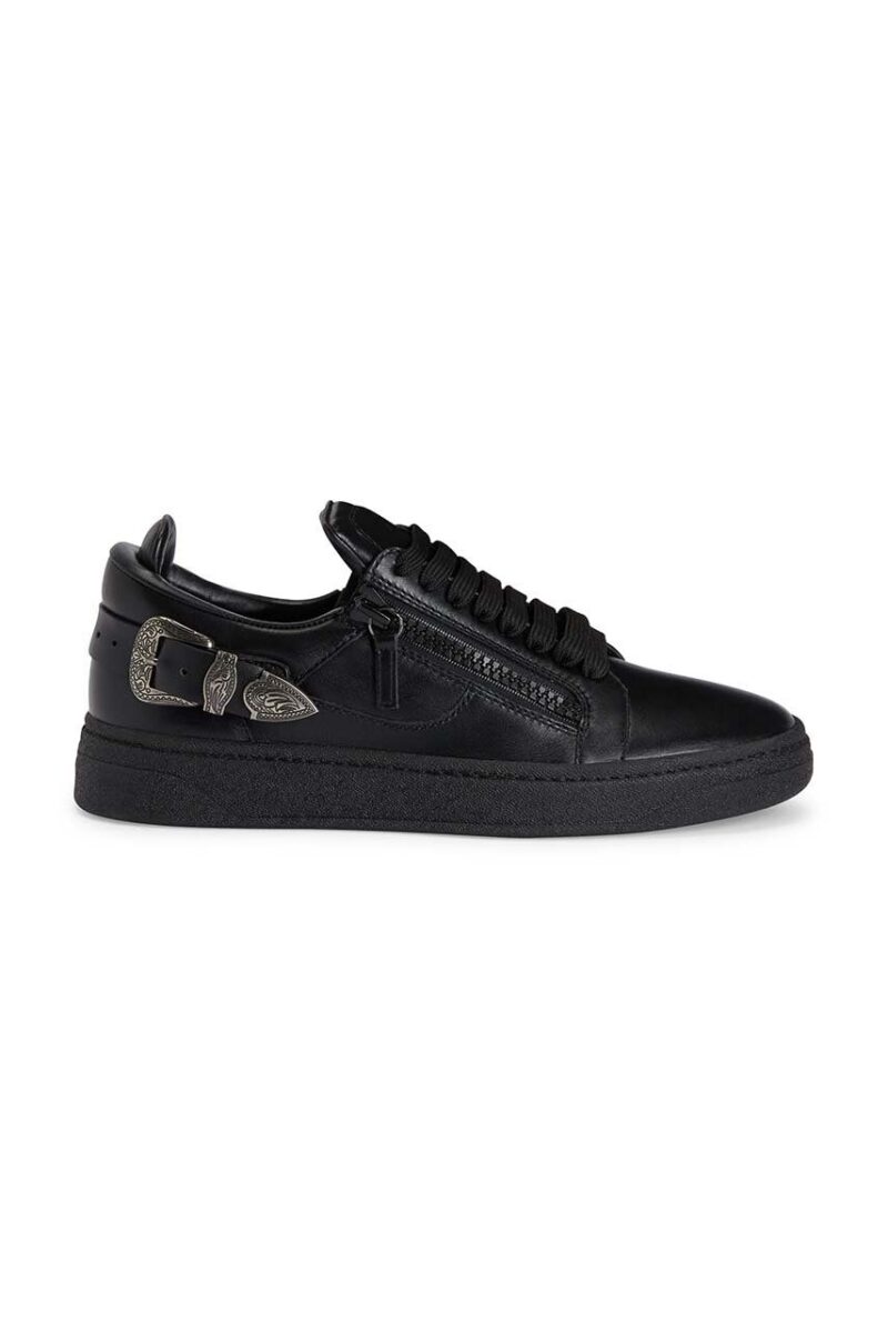 Giuseppe Zanotti sneakers din piele GZ culoarea negru