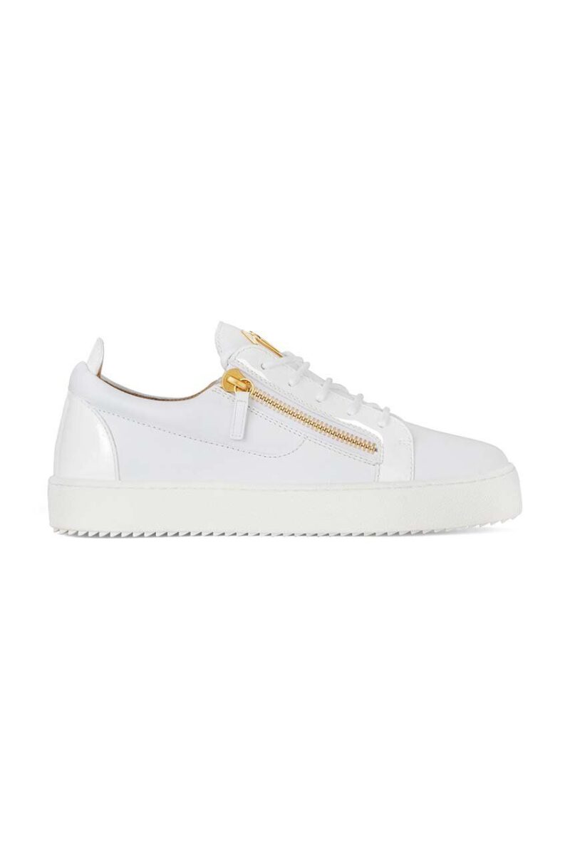 Giuseppe Zanotti sneakers din piele May London culoarea alb