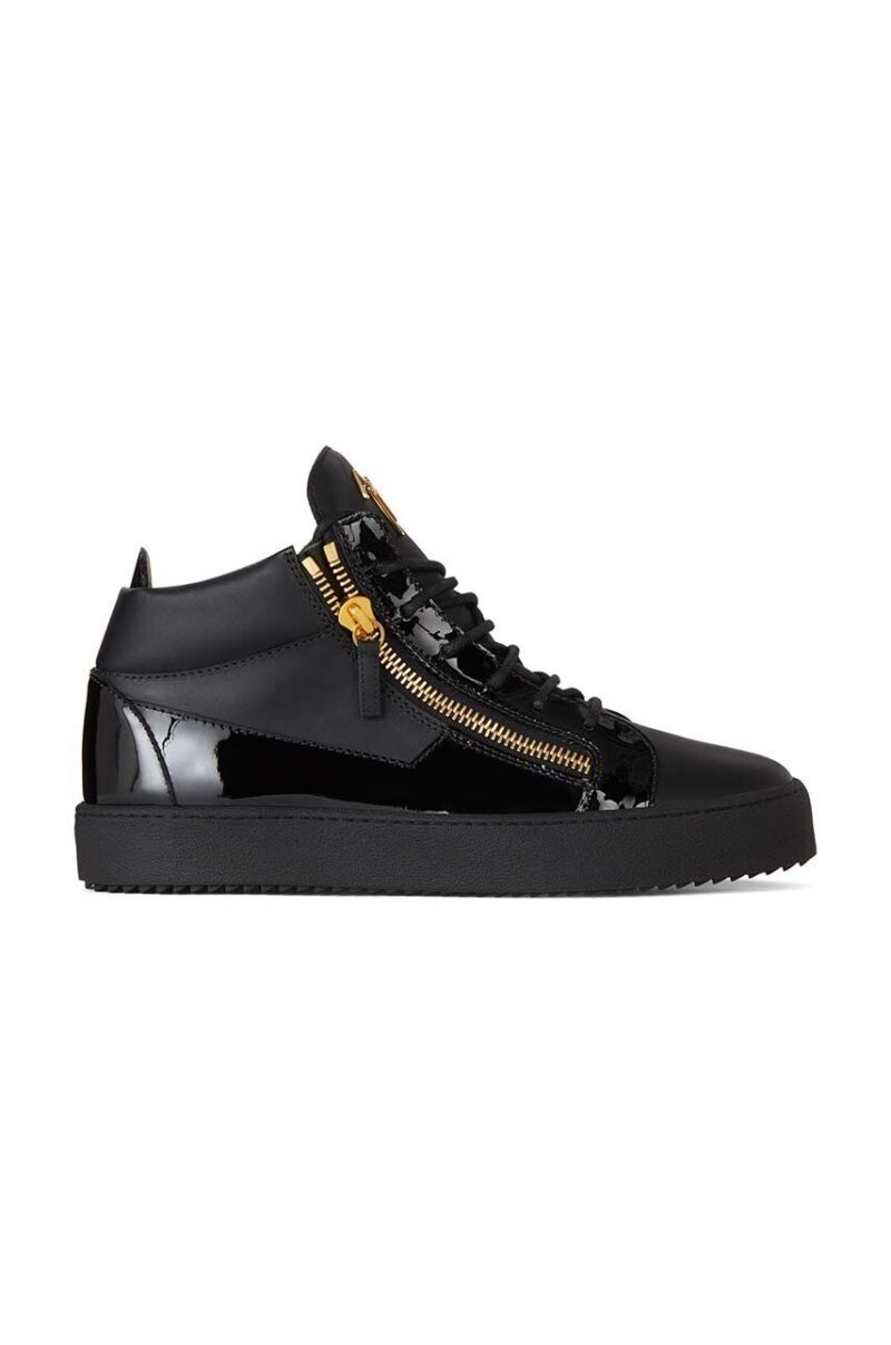 Giuseppe Zanotti sneakers din piele May London culoarea negru