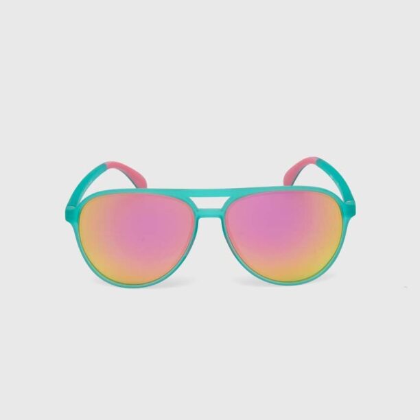 Goodr ochelari de soare Mach Gs Kitty Hawkers Ray Blockers culoarea turcoaz