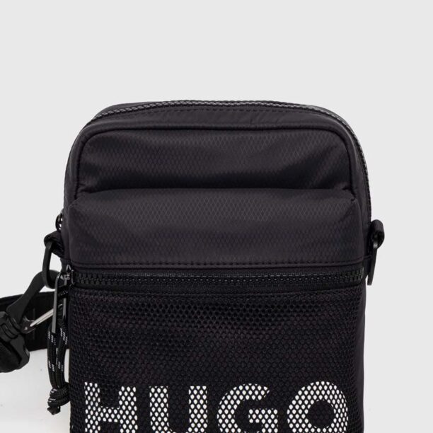 HUGO borseta culoarea negru