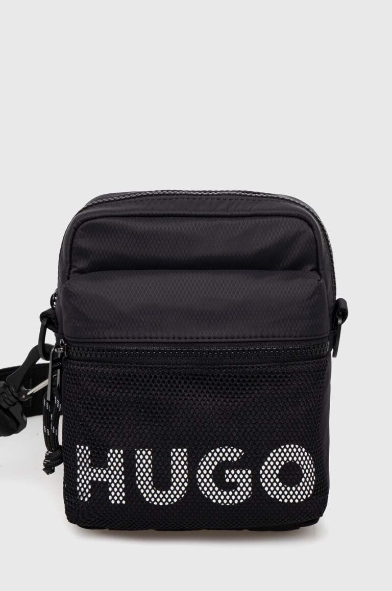 HUGO borseta culoarea negru