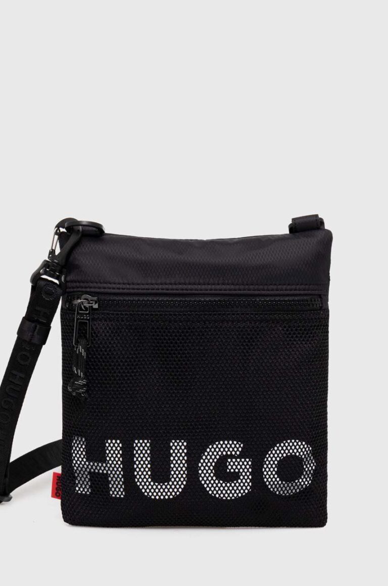 HUGO borseta culoarea negru