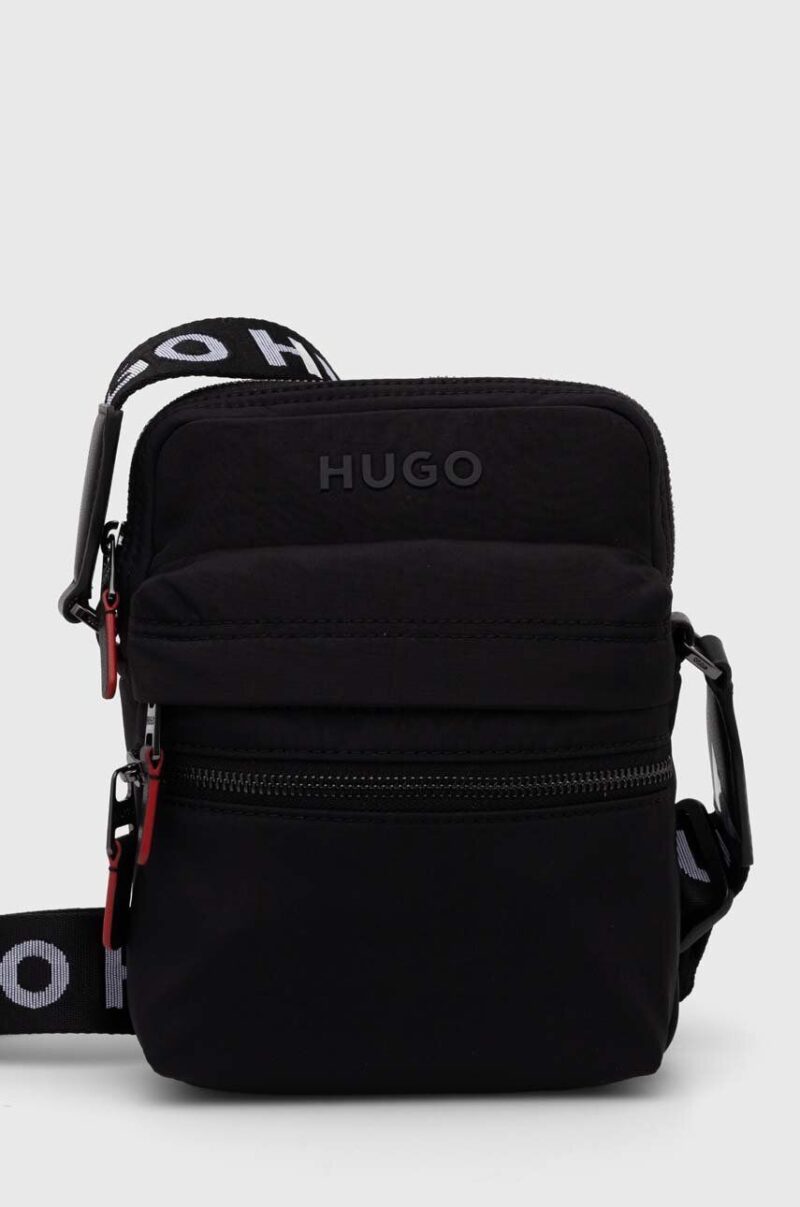 HUGO borseta culoarea negru