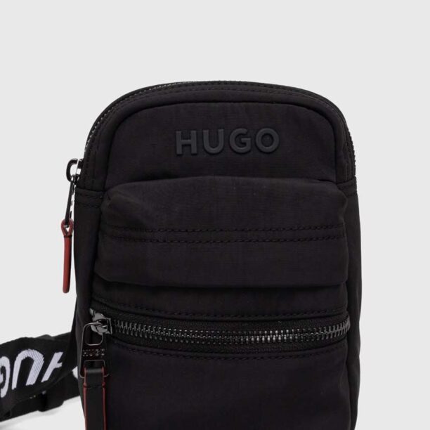 HUGO borseta culoarea negru