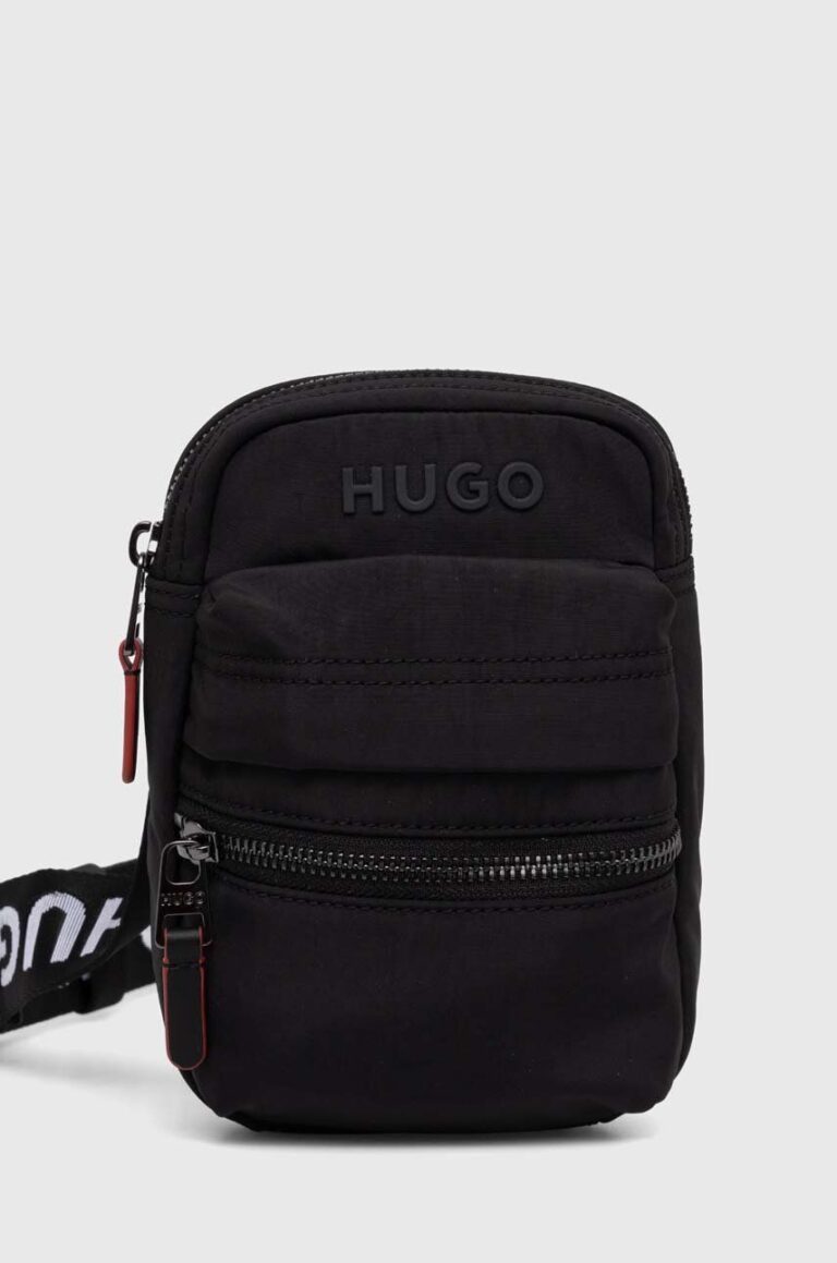 HUGO borseta culoarea negru