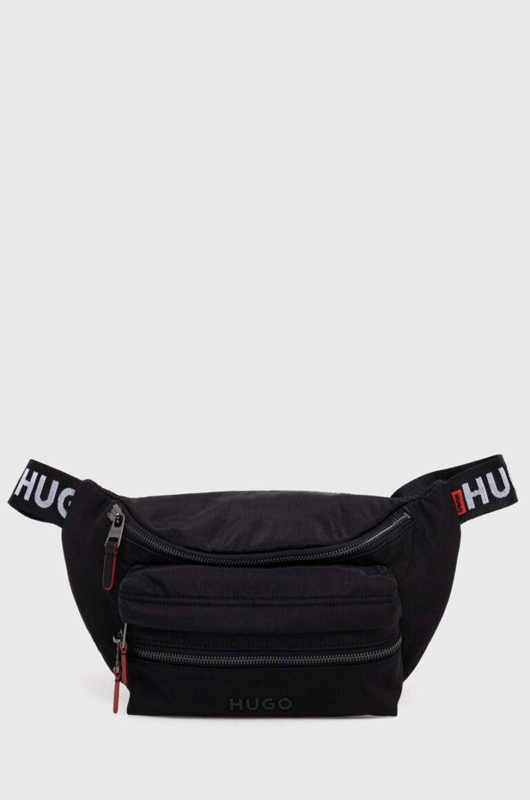 HUGO borseta culoarea negru