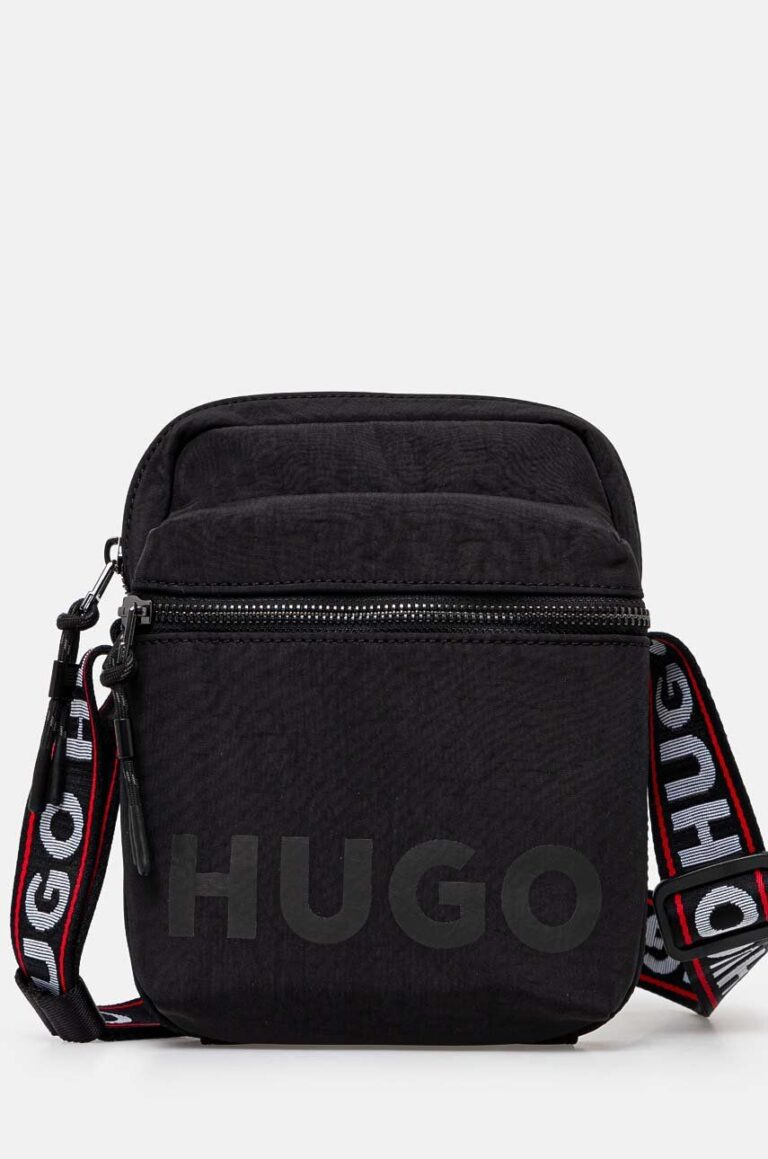 HUGO borseta culoarea negru