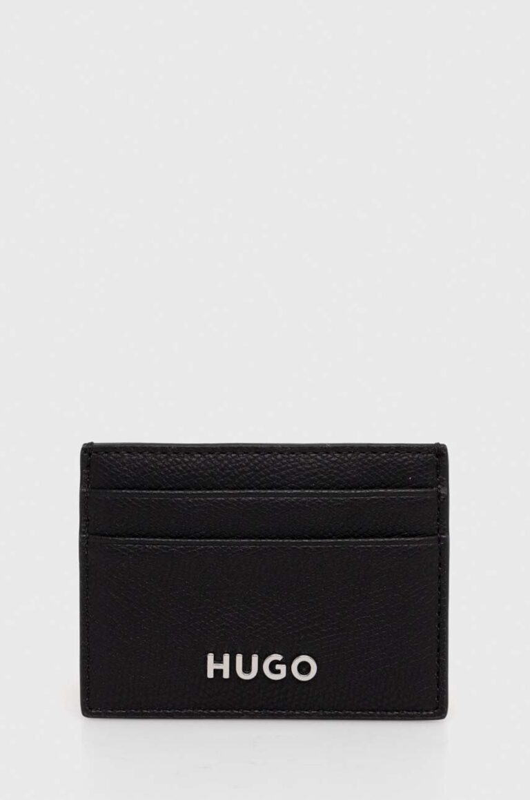 HUGO carcasa cardului culoarea negru