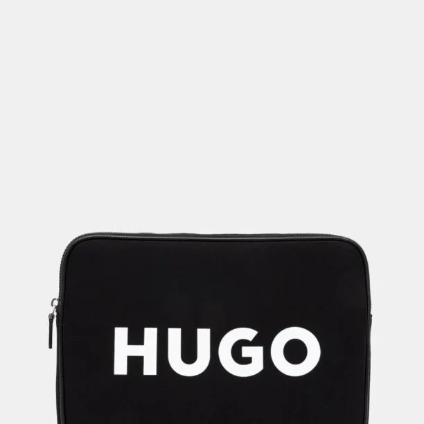 HUGO husa laptop culoarea negru