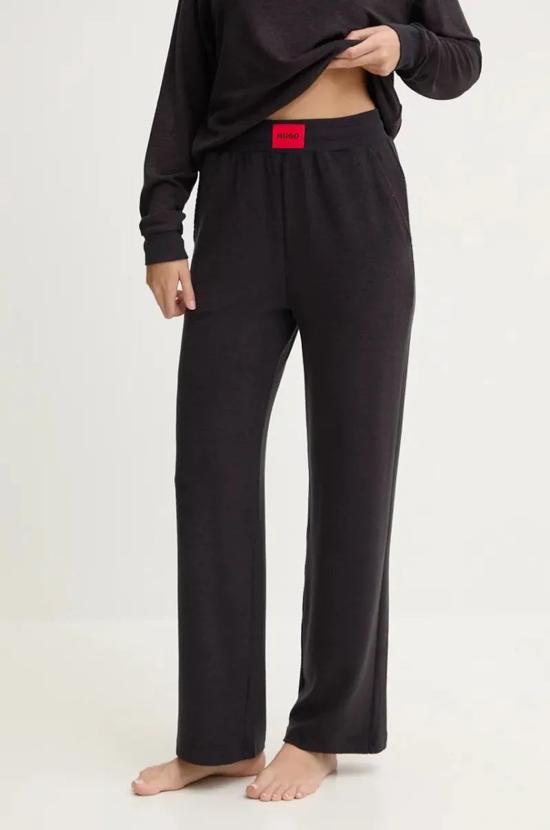 HUGO pantaloni de lounge culoarea negru