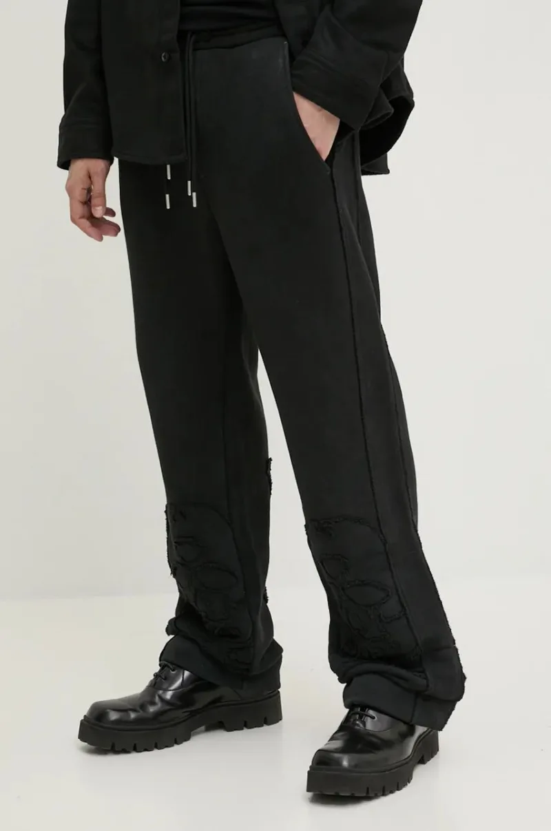 HUGO pantaloni de trening culoarea negru