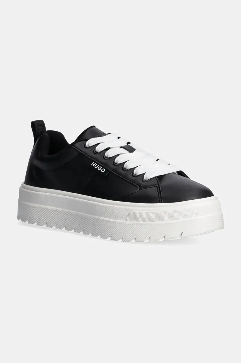 HUGO sneakers Lyssa culoarea negru