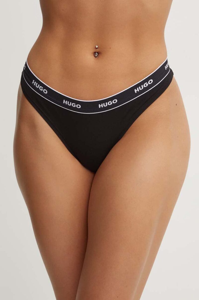 HUGO tanga culoarea negru