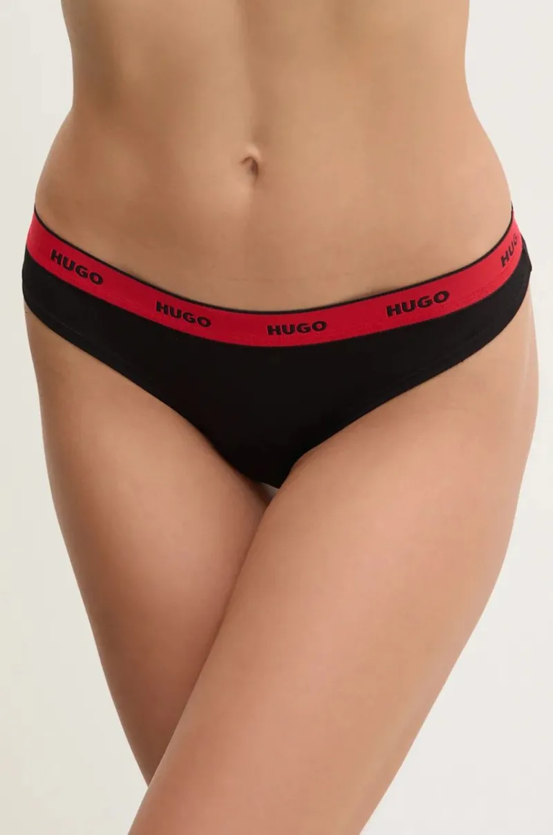 HUGO tanga culoarea negru