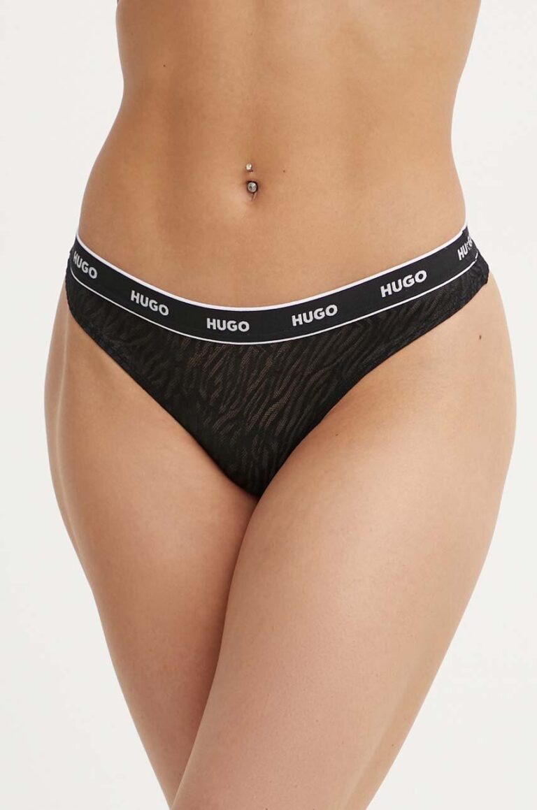 HUGO tanga culoarea negru