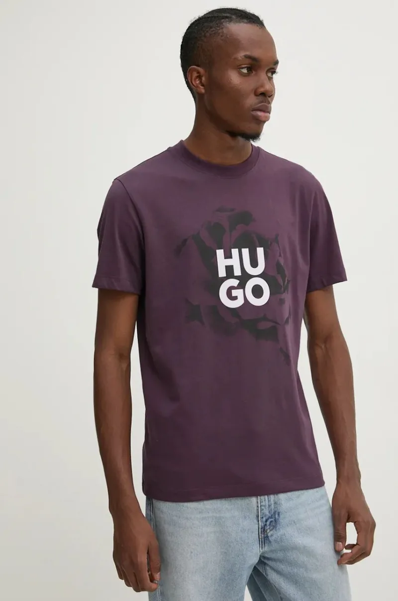 HUGO tricou din bumbac barbati