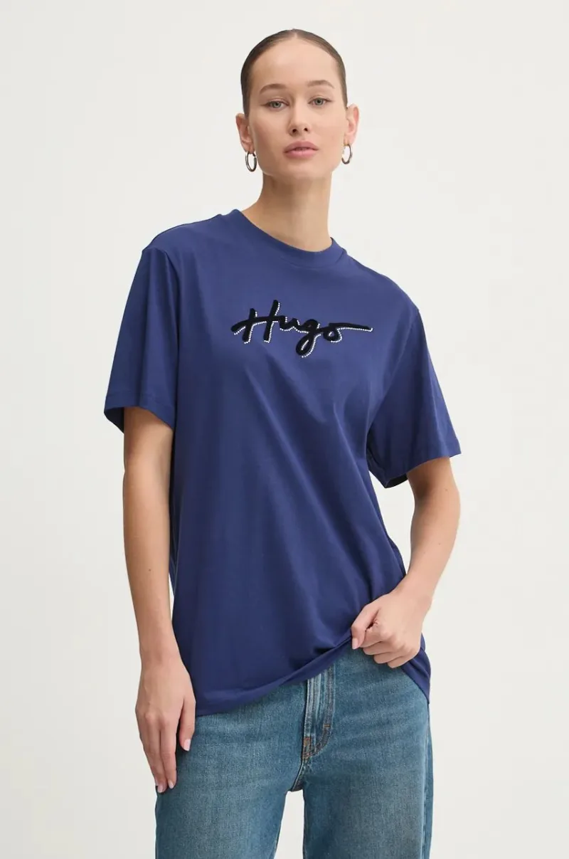 HUGO tricou din bumbac femei