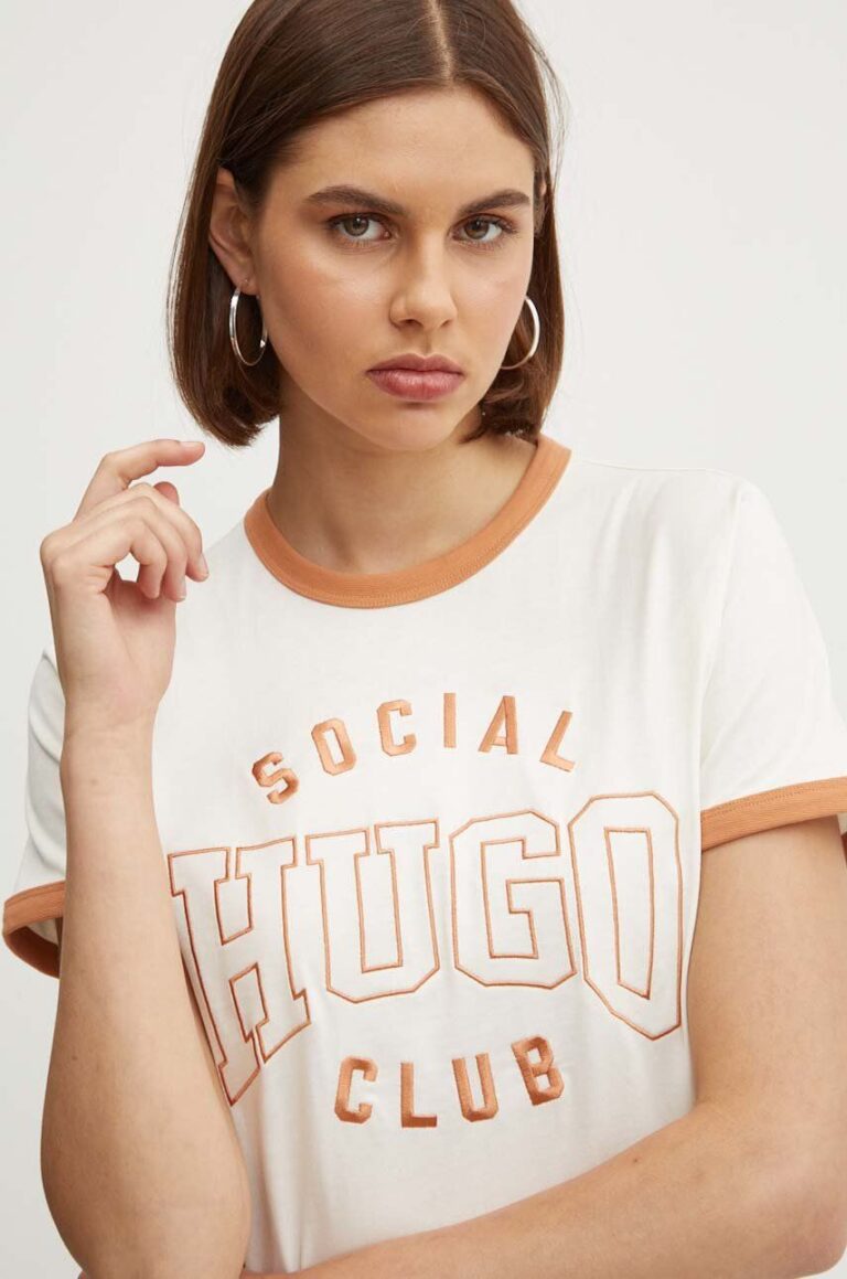 HUGO tricou din bumbac femei