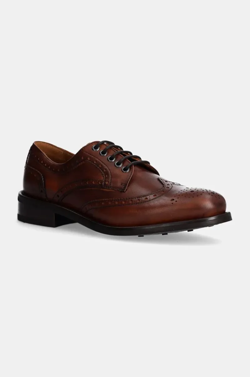 Hackett London pantofi de piele JAME BROGUE barbati