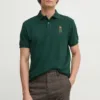 Hackett London polo de bumbac culoarea verde