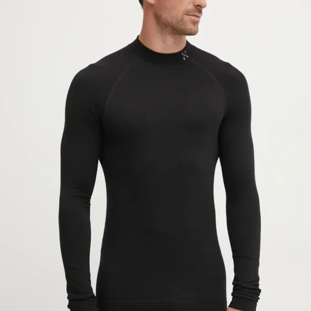 Haglöfs longsleeve funcțional Latnja Wool culoarea negru