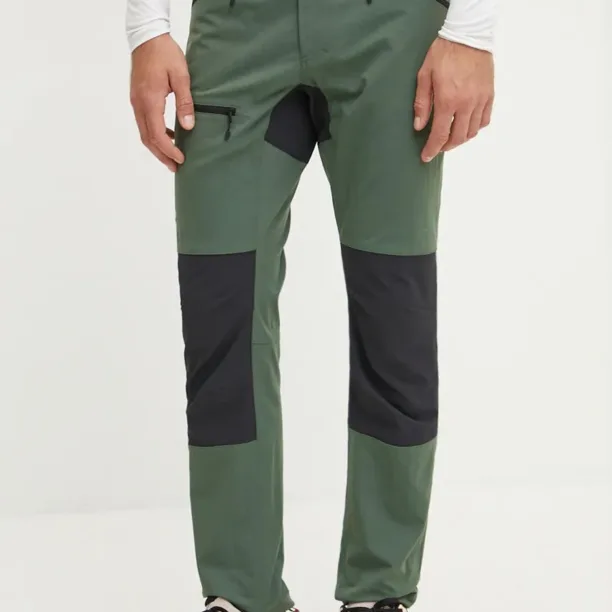 Haglöfs pantaloni de exterior Mid Slim culoarea verde