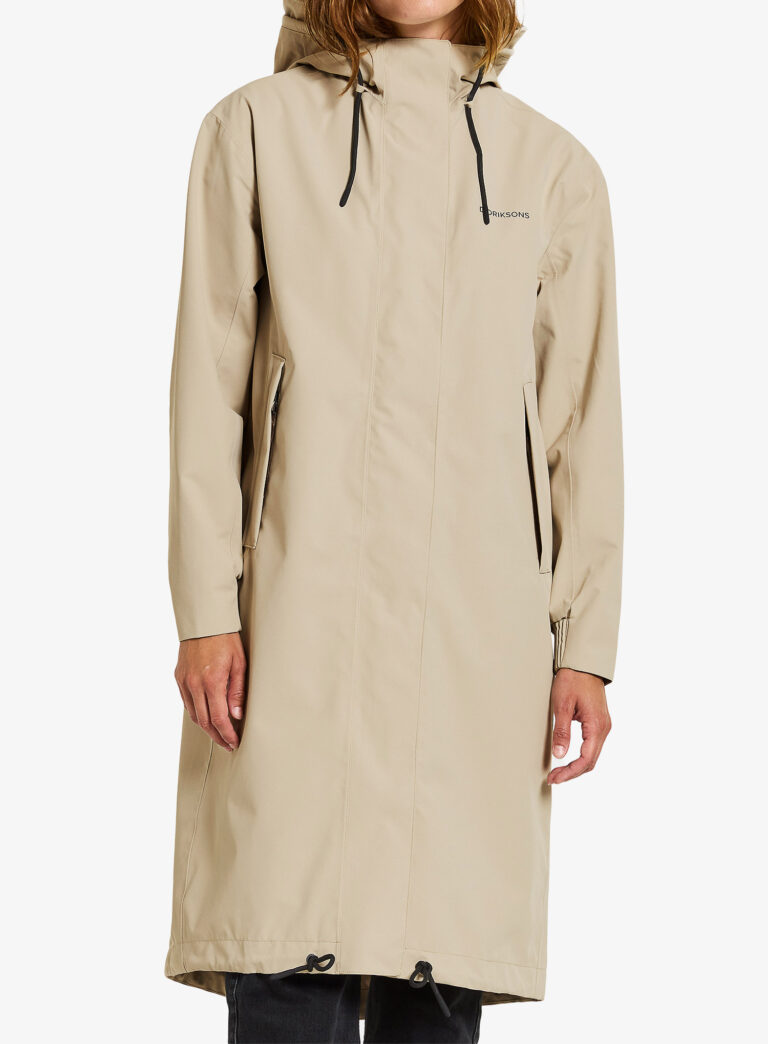 Haina femei Didriksons Alice Parka Long 2 - clay beige