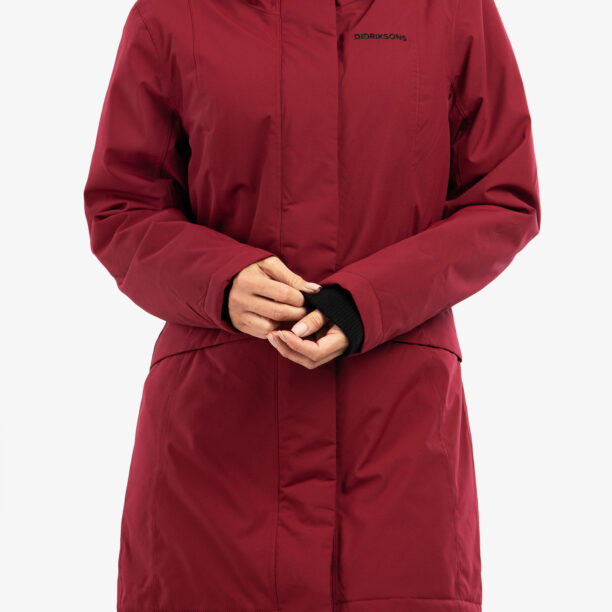 Haina femei Didriksons Cajsa Parka 4 - ruby red