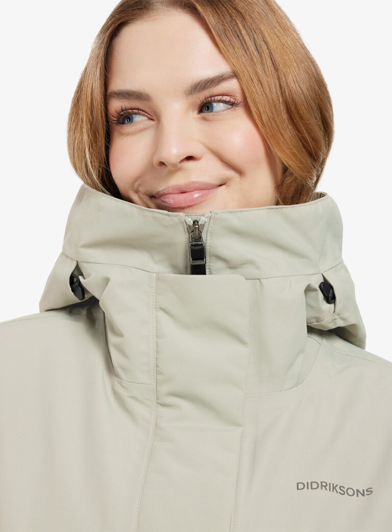 Haina femei Didriksons Frida Parka 7 - wilted leaf - imagine 6