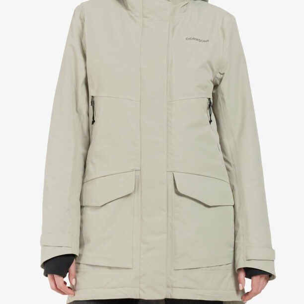 Haina femei Didriksons Frida Parka 7 - wilted leaf