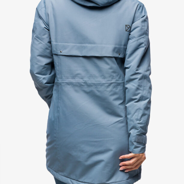 Haina femei Didriksons Frida Parka - glacial blue preţ