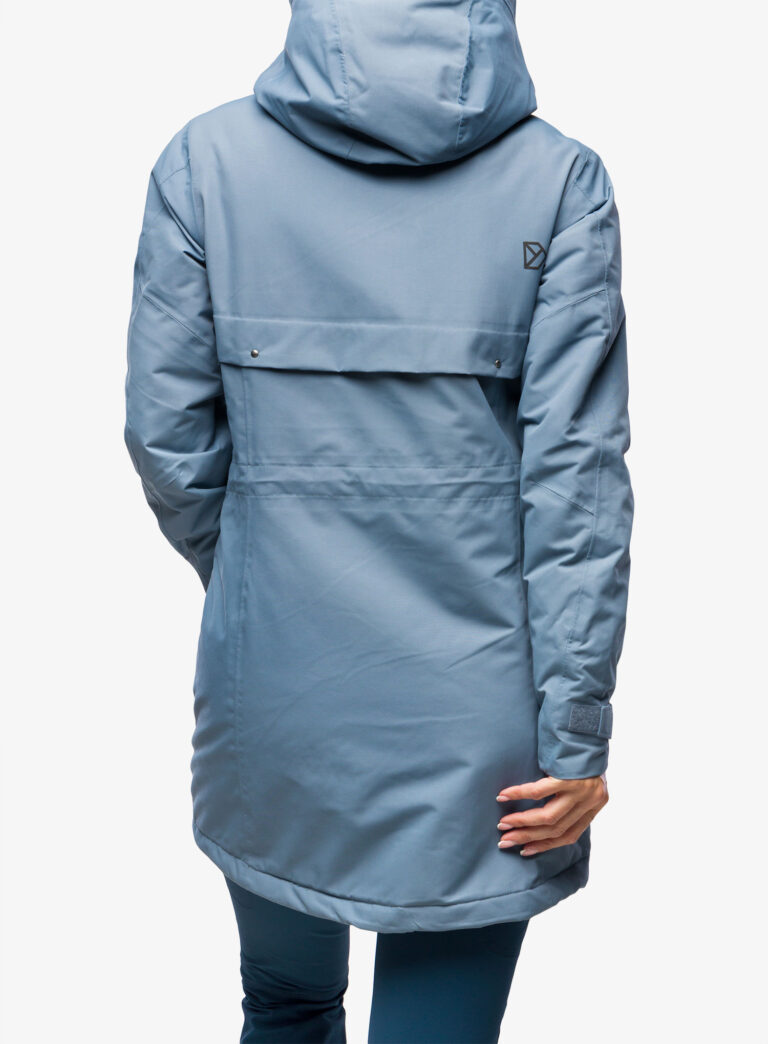 Haina femei Didriksons Frida Parka - glacial blue preţ