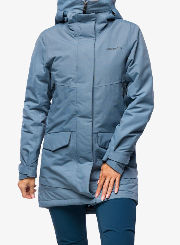 Haina femei Didriksons Frida Parka - glacial blue